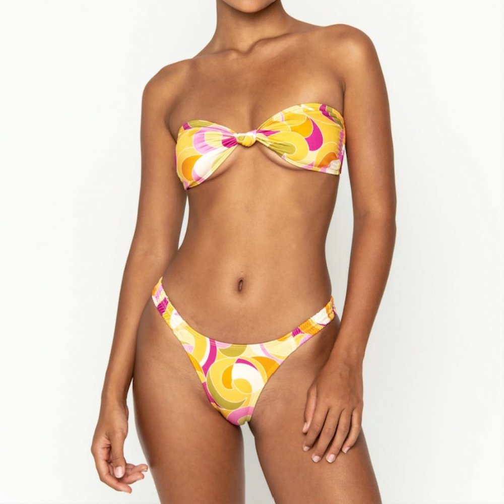 Sommer Swim Iggy Bikini Bottom in Allegria Print